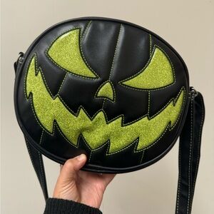 Love, Pain and Stitches Pumpkin Kult Double-sided Glitter Green